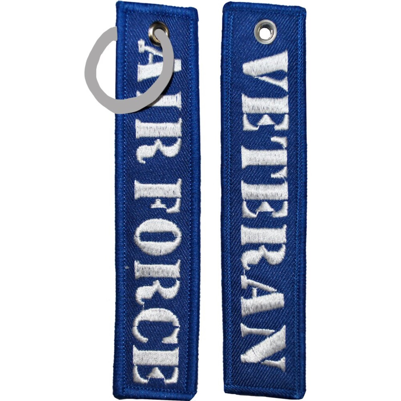 EagleEmblems US Air Force Veteran, Embroidered Keychain